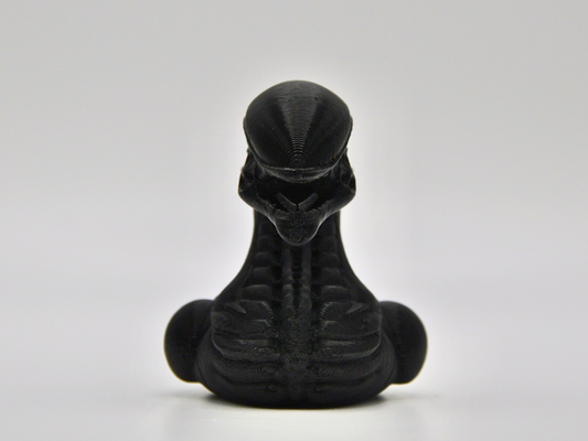 Xenomorph Duck 3D Printed Alien Horror Figurine