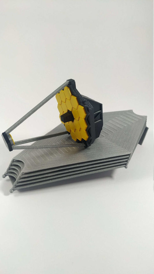 3D Printed James Webb Space Telescope Model: Eco-Friendly PLA Plastic - 3DEvricPrinting
