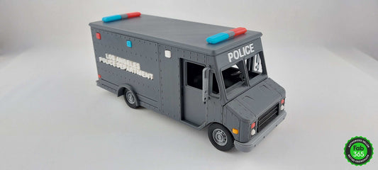 3D Printed SWAT Police Van Model: 1/48 Scale Replica - 3DEvricPrinting