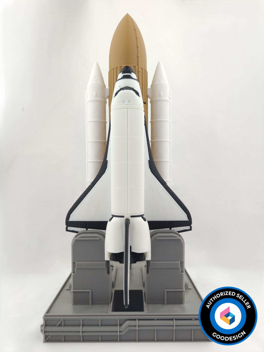 3D Printed Space Shuttle & Booster Model: NASA STEM Desk Decor - 3DEvricPrinting