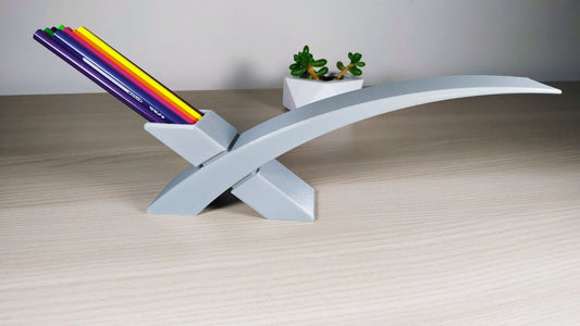 3D Printed SpaceX Pen Holder: Eco-Friendly Desk Organizer - 3DEvricPrinting
