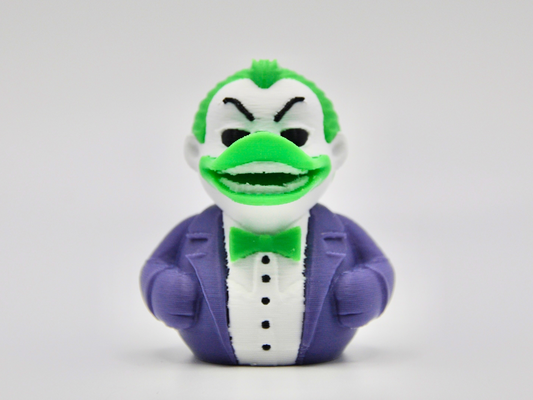 Joker Duck 3D Printed DC Villain Figurine