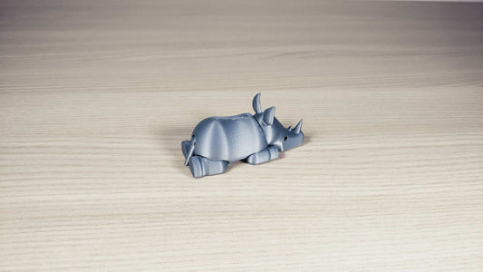 Articulated 3D Printed Rhino: Eco-Friendly Figurine - 3DEvricPrinting