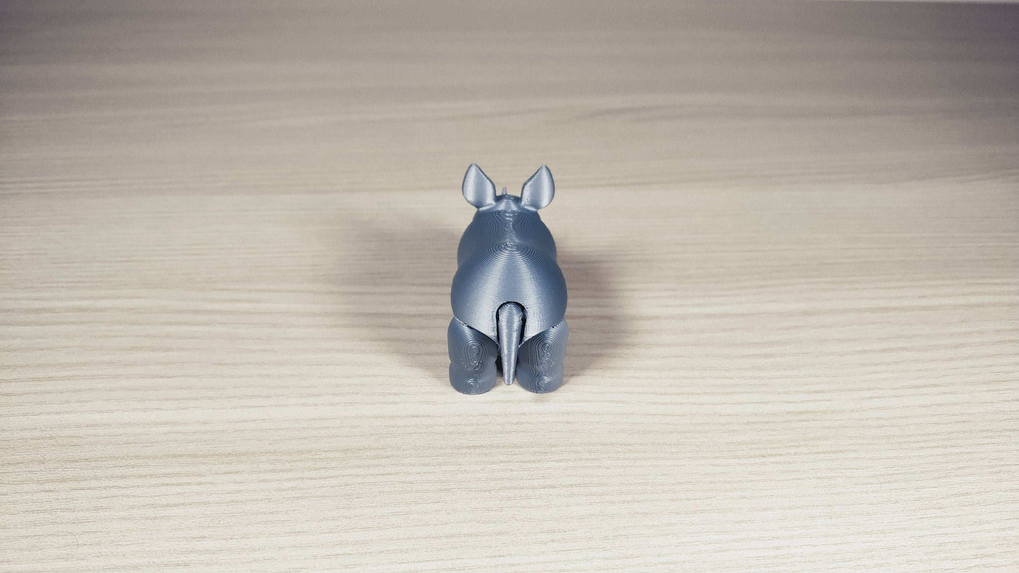 Articulated 3D Printed Rhino: Eco-Friendly Figurine - 3DEvricPrinting