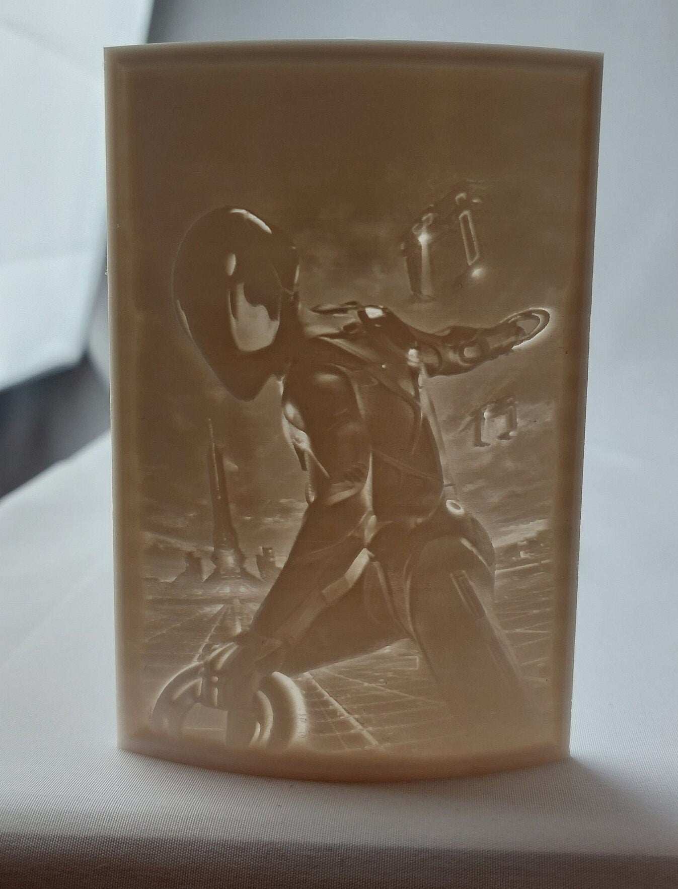 Custom Lithophane High Quality 3D Printed Standing Photographs - 3DEvricPrinting