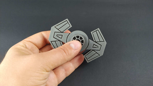 Darth Vader Tie Advanced Fidget Spinner: 3D Printed PLA Plastic - 3DEvricPrinting