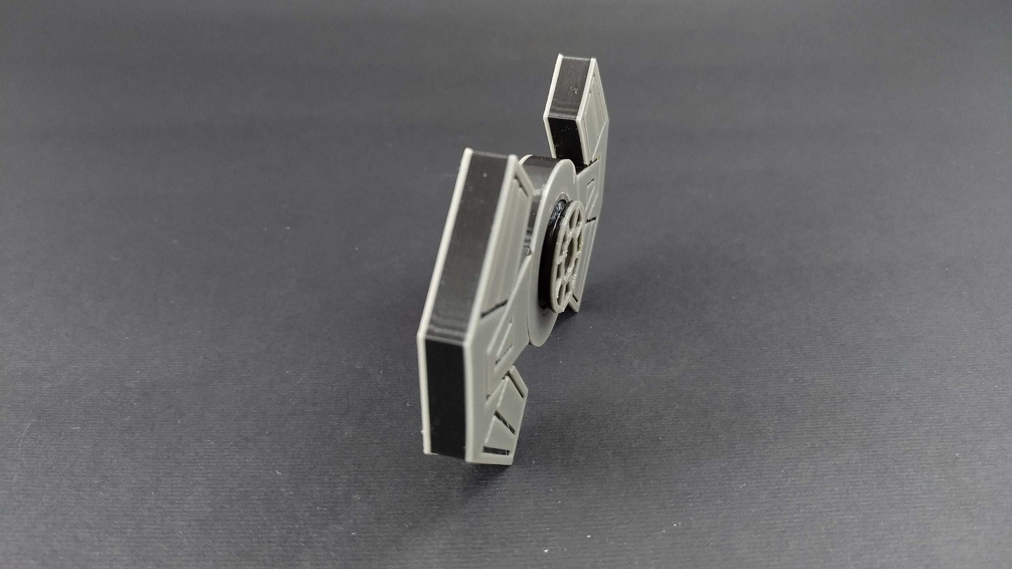 Darth Vader Tie Advanced Fidget Spinner: 3D Printed PLA Plastic - 3DEvricPrinting