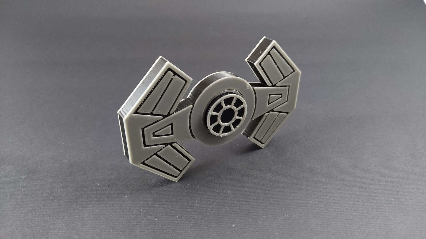 Darth Vader Tie Advanced Fidget Spinner: 3D Printed PLA Plastic - 3DEvricPrinting