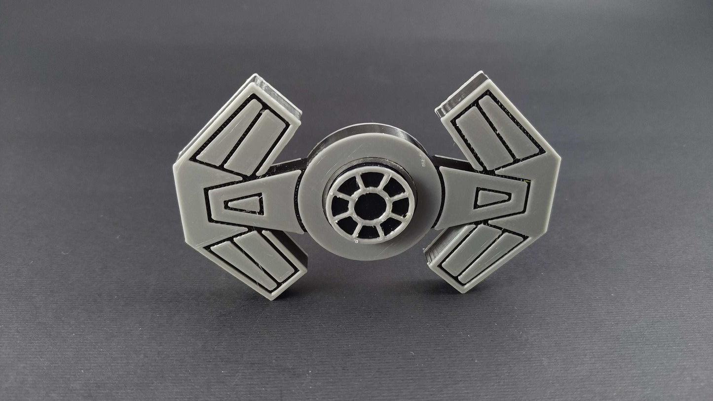 Darth Vader Tie Advanced Fidget Spinner: 3D Printed PLA Plastic - 3DEvricPrinting