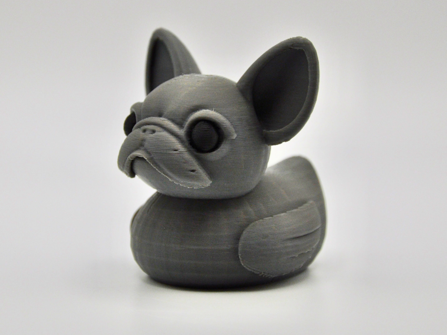 French Bulldog Duck 3D Printed Urban Companion Figurine