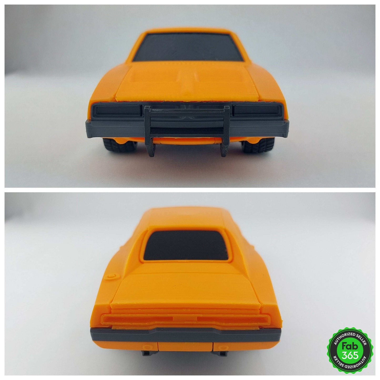 General Lee Dodge Charger 3D Printed Replica - Dukes of Hazzard Car (1/24 Scale) - 3DEvricPrinting