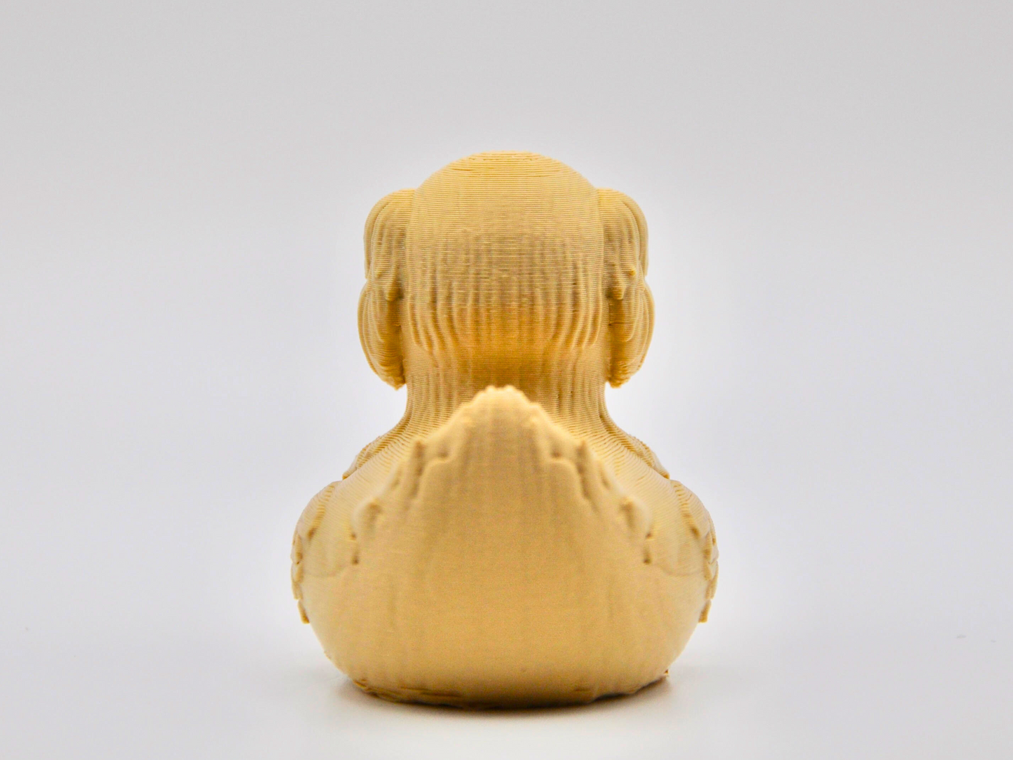 Golden Retriever Duck 3D Printed Friendly Companion Figurine