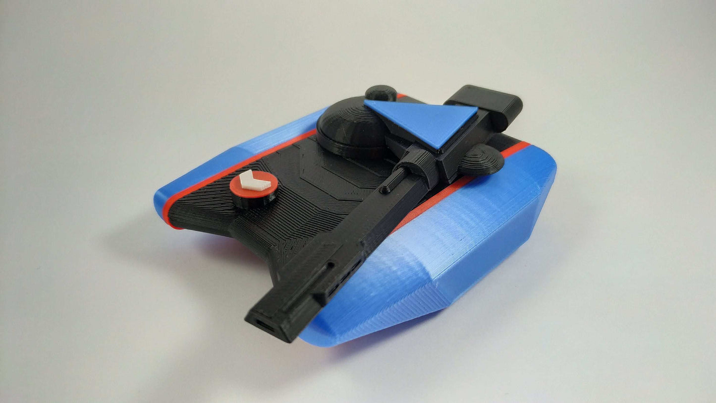 Medium Tron Tank 18cm 7 inches Original 1982 - 3DEvricPrinting