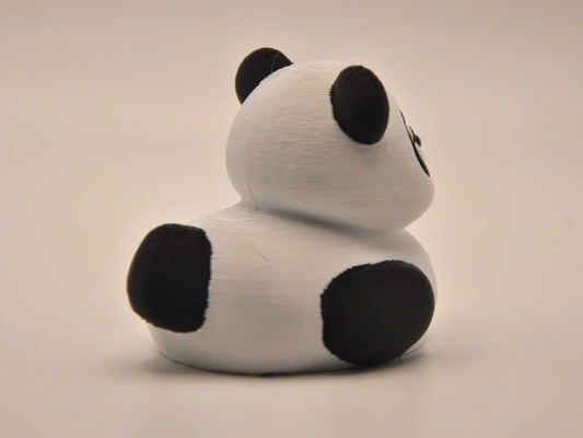 Panda Duck 3D Printed Bamboo Lover Figurine