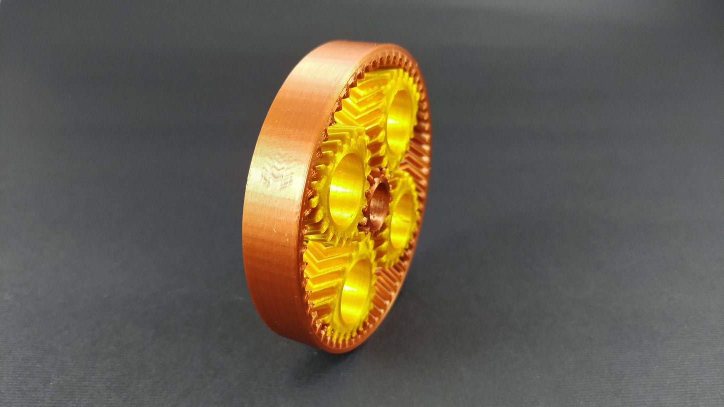 Planetary Gears Fidget Spinner: 3D Printed Stress Reliever - 3DEvricPrinting