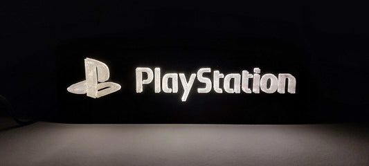 PlayStation Logo LED Lamp – Retro Backlit Table Light, Night Lamp and Gaming Room Decor - 3DEvricPrinting