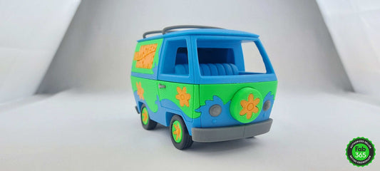 Scooby Doo Mystery Machine 3D Printed Car Replica – Collectible Cartoon Van Model - 3DEvricPrinting