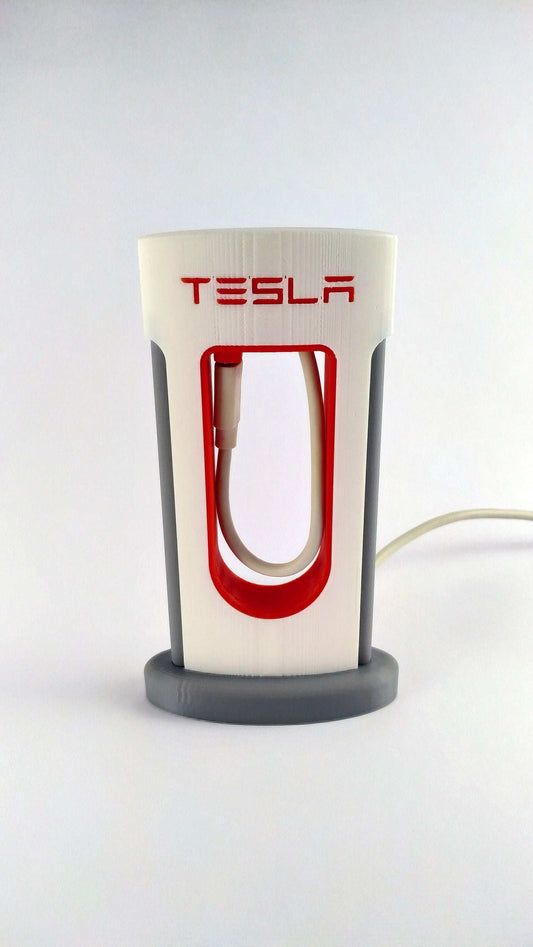 Tesla Supercharger smartphone iPhone, Android & other devices realistic charger - 3DEvricPrinting