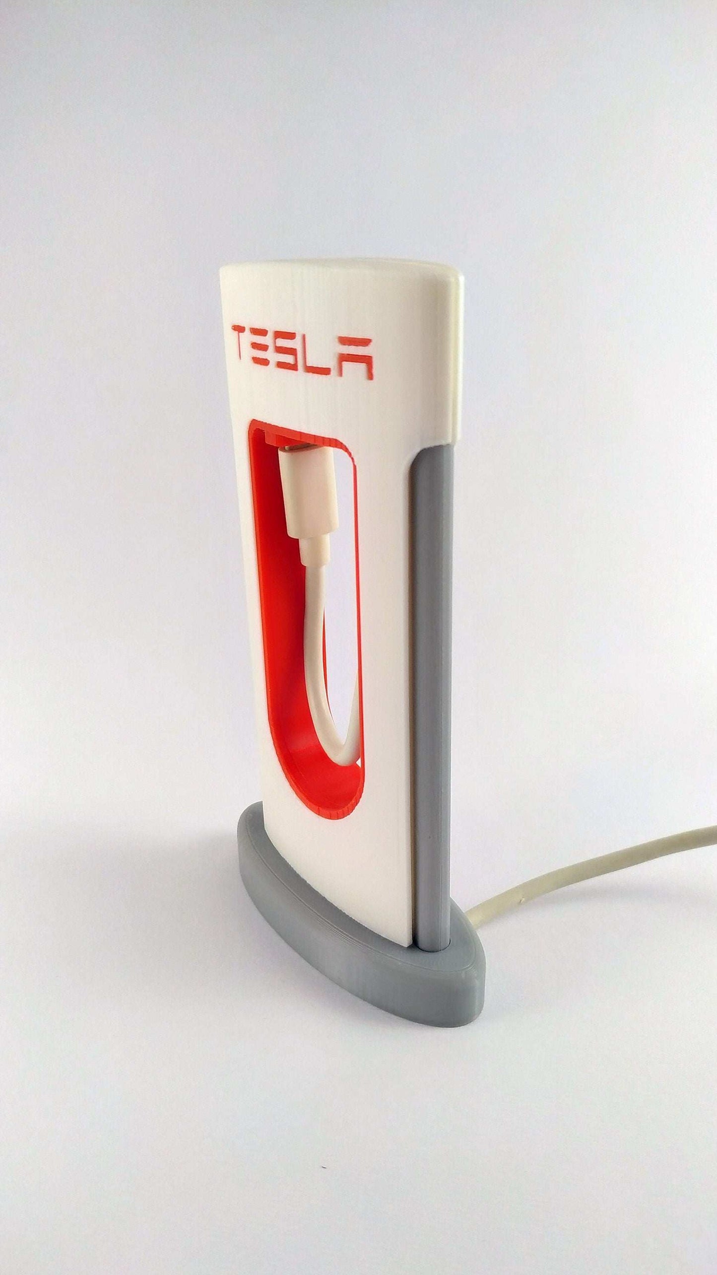 Tesla Supercharger smartphone iPhone, Android & other devices realistic charger - 3DEvricPrinting