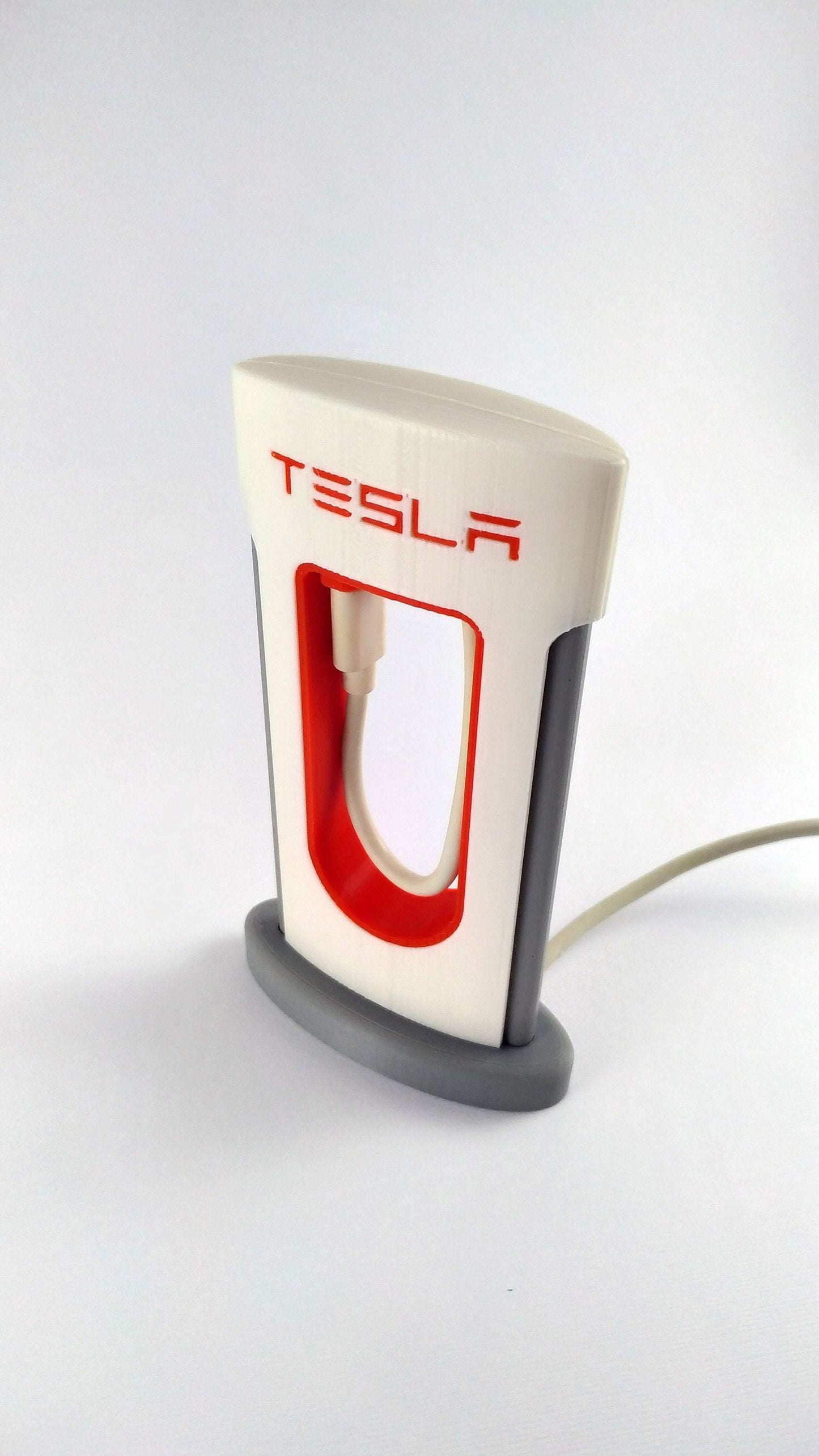Tesla Supercharger smartphone iPhone, Android & other devices realistic charger - 3DEvricPrinting