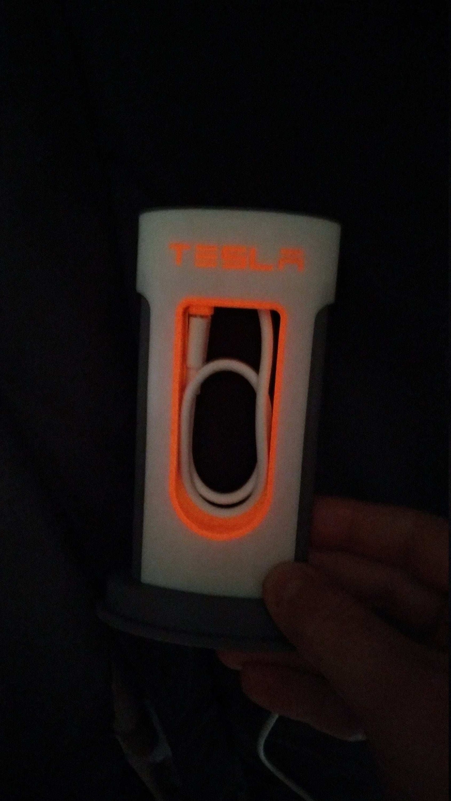 Tesla Supercharger smartphone iPhone, Android & other devices realistic charger - 3DEvricPrinting