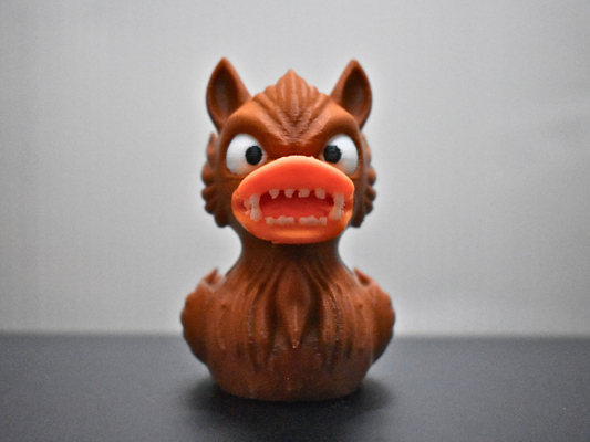Werewolf Duck 3D Printed Full Moon Creature Figurine