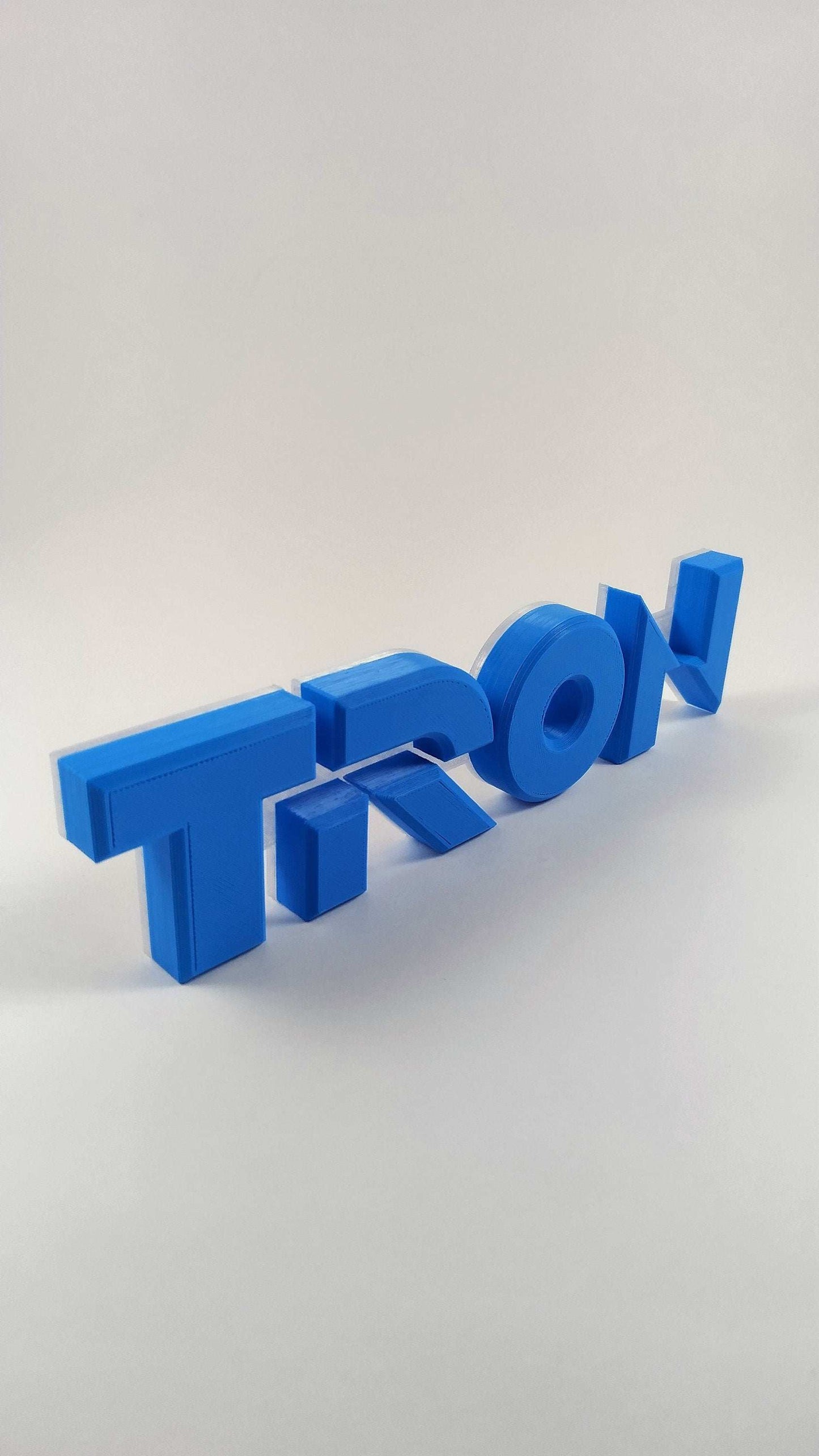 Vintage Tron 1982 Movie Logo – Classic Sci-Fi Collectible Emblem for Fans of Retro Cinema - 3DEvricPrinting