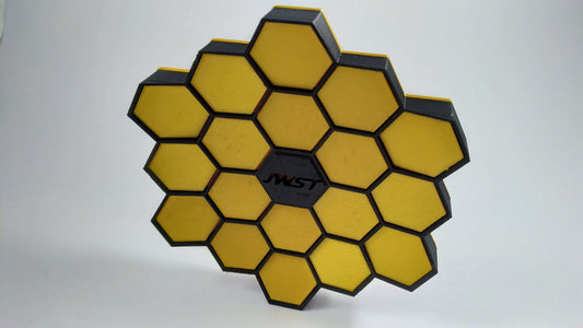 James Webb Space Telescope Mirror Model: 3D Printed NASA Decor - 3DEvricPrinting