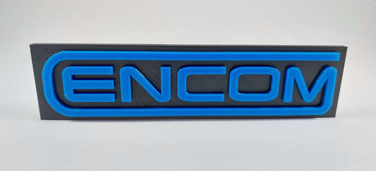 Tron 1982 Encom Corporation Logo - 3DEvricPrinting
