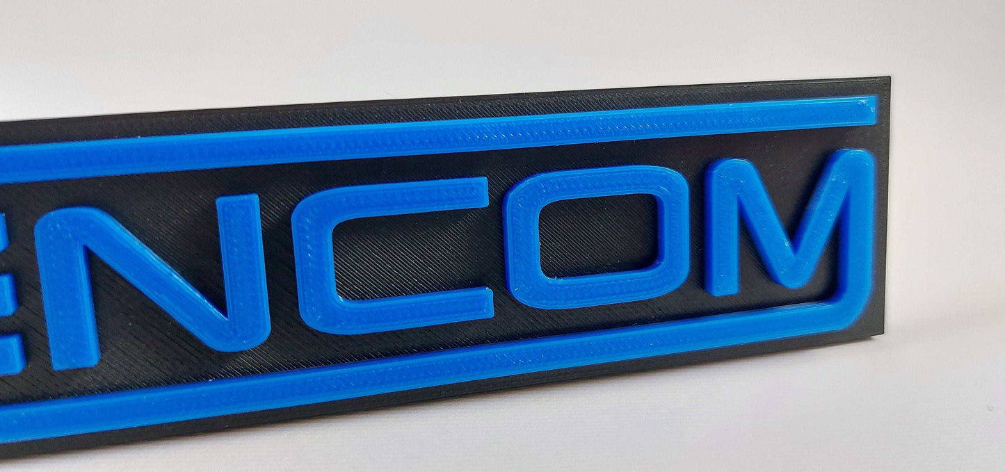 Tron 1982 Encom Corporation Logo - 3DEvricPrinting