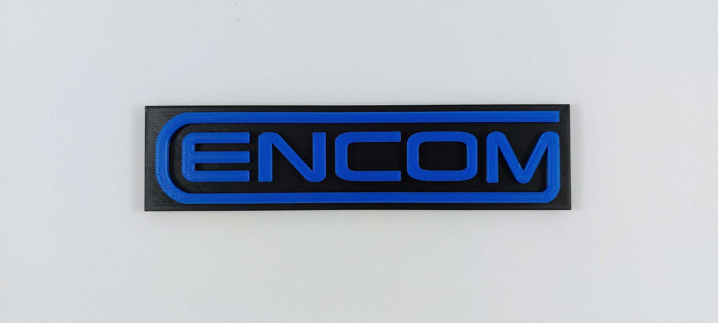 Tron 1982 Encom Corporation Logo - 3DEvricPrinting