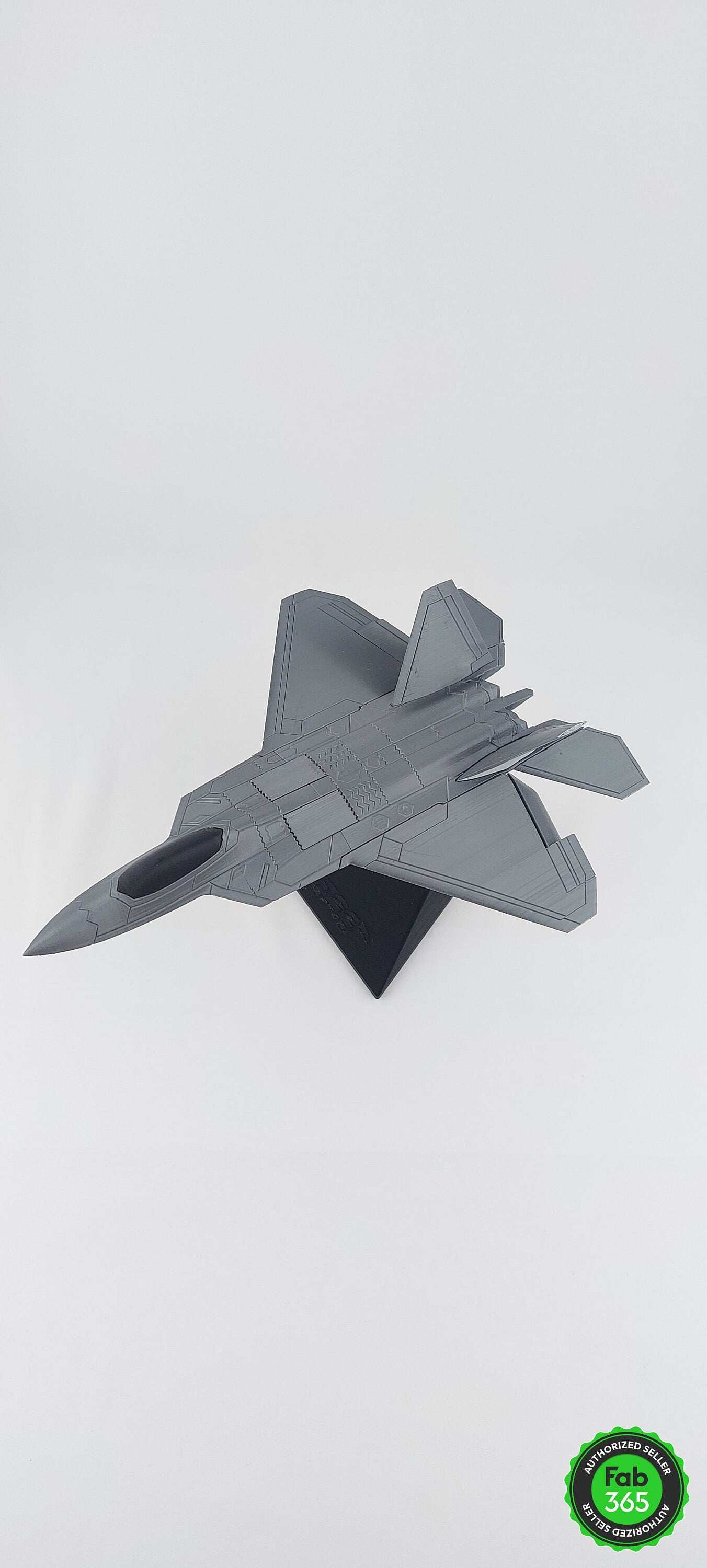 3D Printed F-22 Raptor Model: 1/72 Scale Collectible with Stand - 3DEvricPrinting