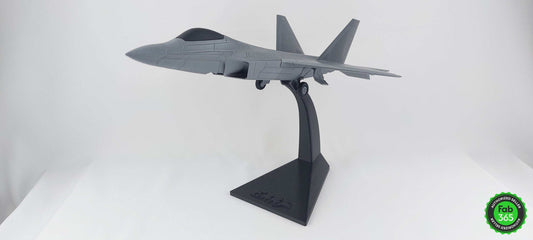 3D Printed F-22 Raptor Model: 1/72 Scale Collectible with Stand - 3DEvricPrinting