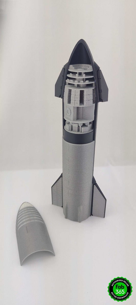 SpaceX Starship Crew Model: 3D Printed Mars Mission Rocket - 3DEvricPrinting