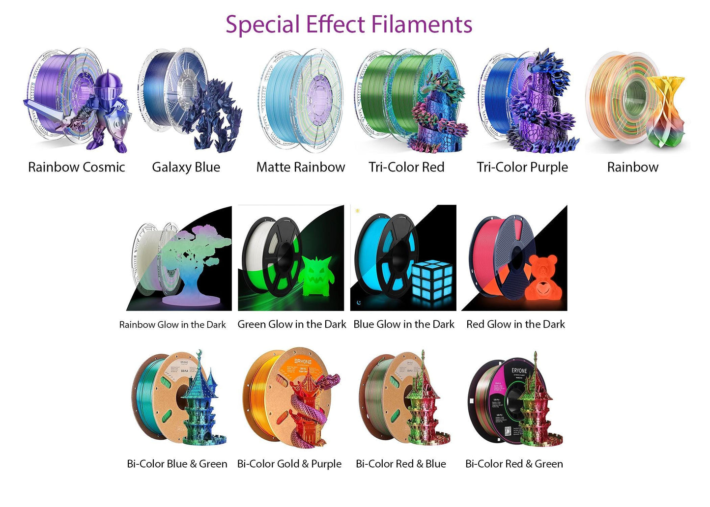 Flexi Crystal Dragon – 3D Printed Fantasy Figurine and Desk Decor