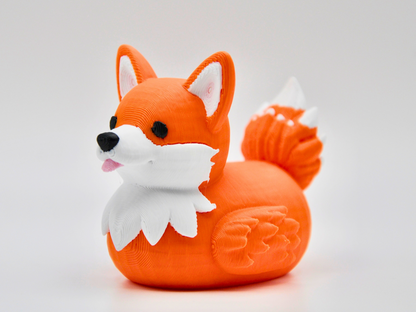Corgi Duck 3D Printed Royal Canine Figurine