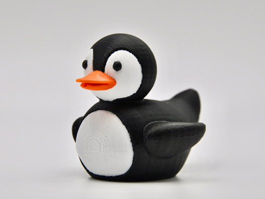 Penguin Duck 3D Printed Antarctic Bird Figurine