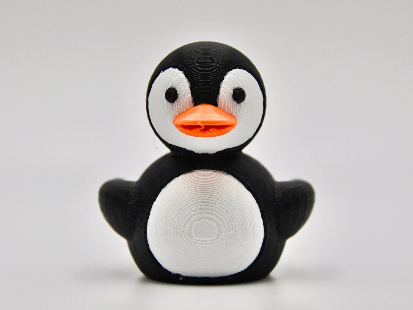 Penguin Duck 3D Printed Antarctic Bird Figurine