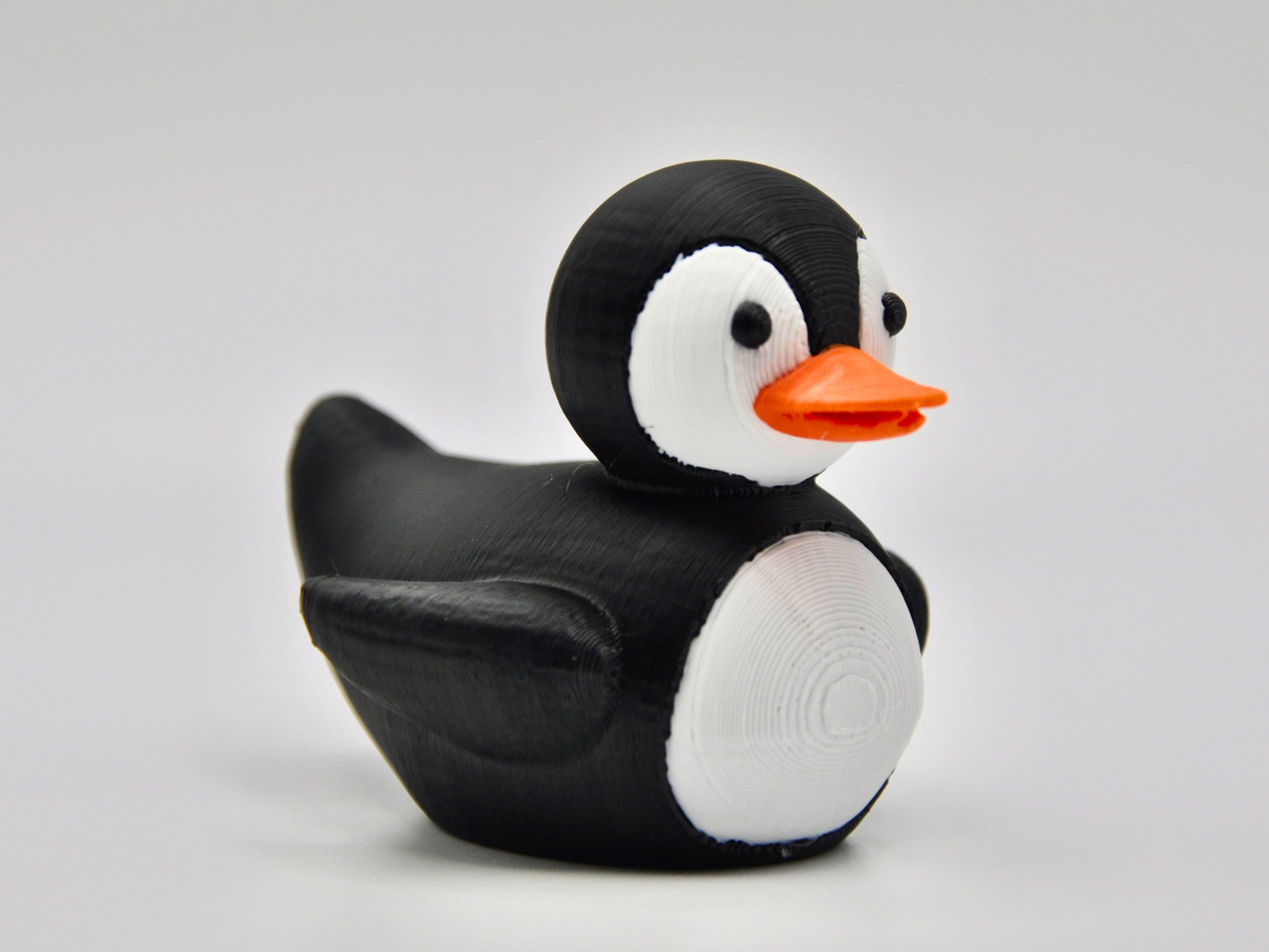 Penguin Duck 3D Printed Antarctic Bird Figurine