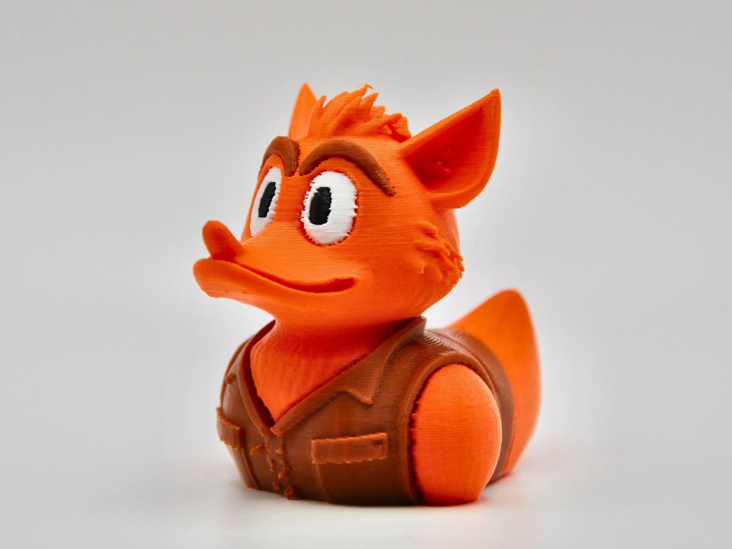 Crash Bandicoot Duck 3D Printed Marsupial Mayhem Figurine