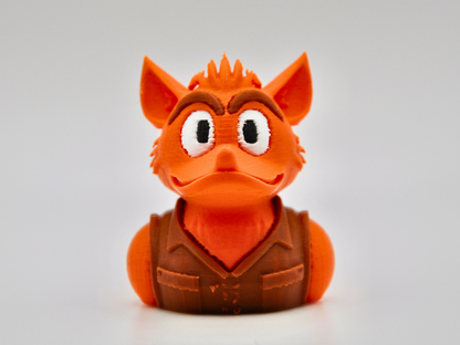 Crash Bandicoot Duck 3D Printed Marsupial Mayhem Figurine