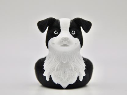 Border Collie Duck 3D Printed Intelligent Herder Figurine