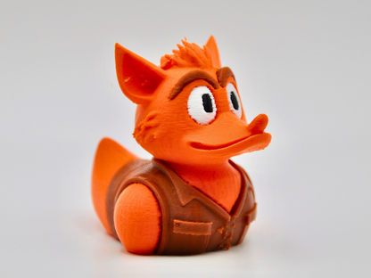 Crash Bandicoot Duck 3D Printed Marsupial Mayhem Figurine