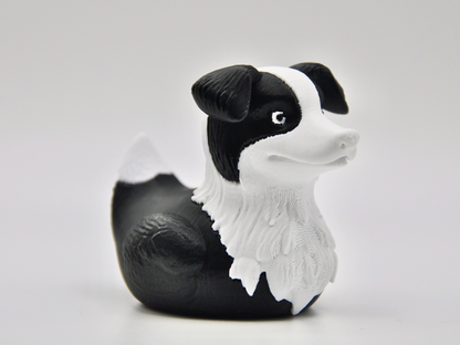 Border Collie Duck 3D Printed Intelligent Herder Figurine