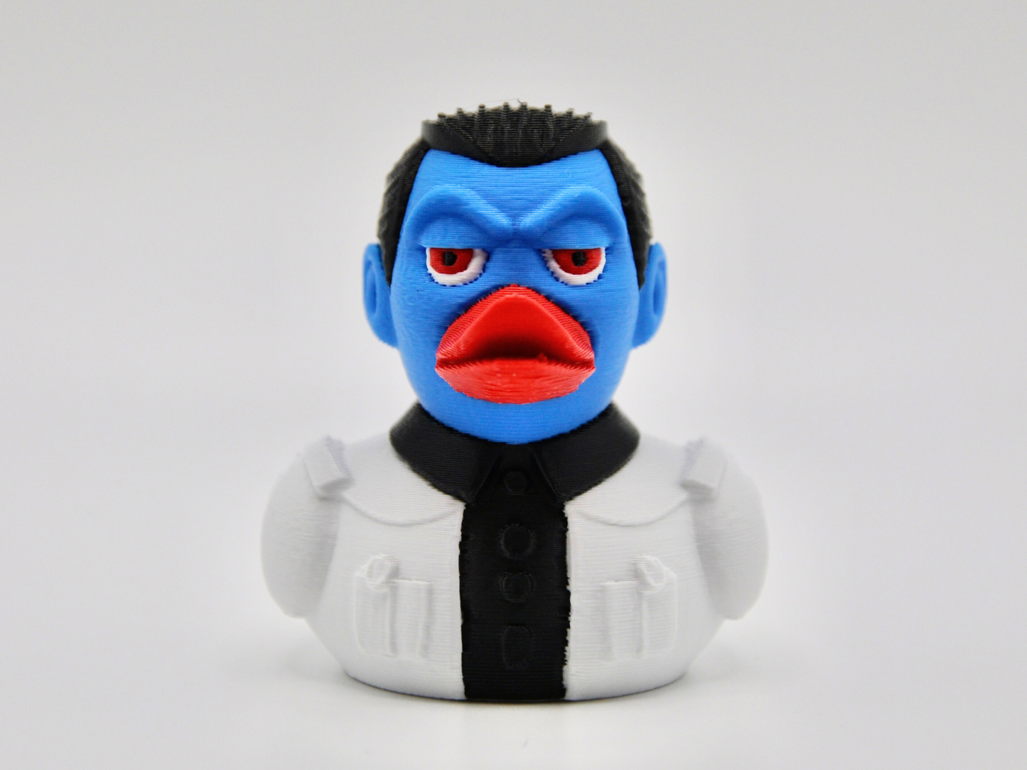 Grand Admiral Thrawn Duck 3D Printed Star Wars Strategist Figurine