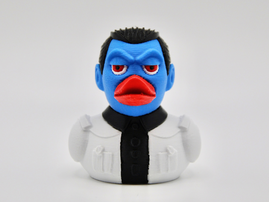 Grand Admiral Thrawn Duck 3D Printed Star Wars Strategist Figurine
