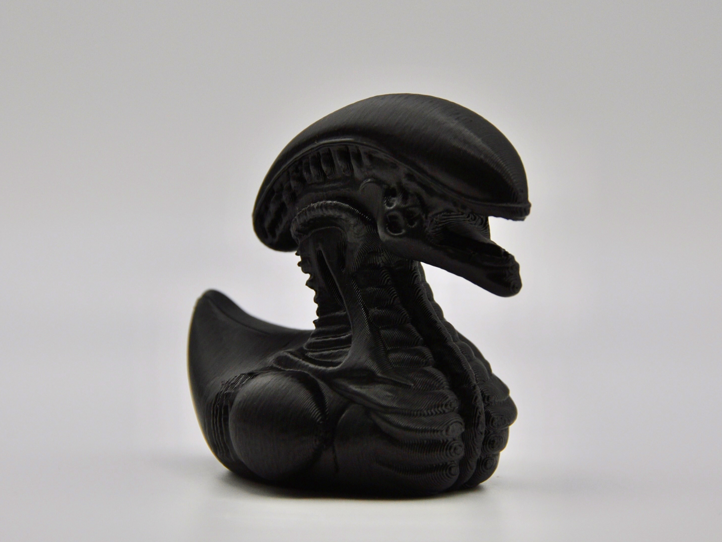 Xenomorph Duck 3D Printed Alien Horror Figurine