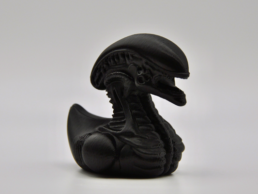 Xenomorph Duck 3D Printed Alien Horror Figurine