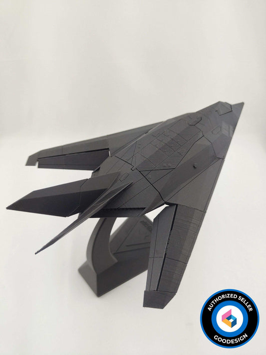 3D Printed F-117 Nighthawk Model: 1/72 Scale Stealth Fighter Replica - 3DEvricPrinting