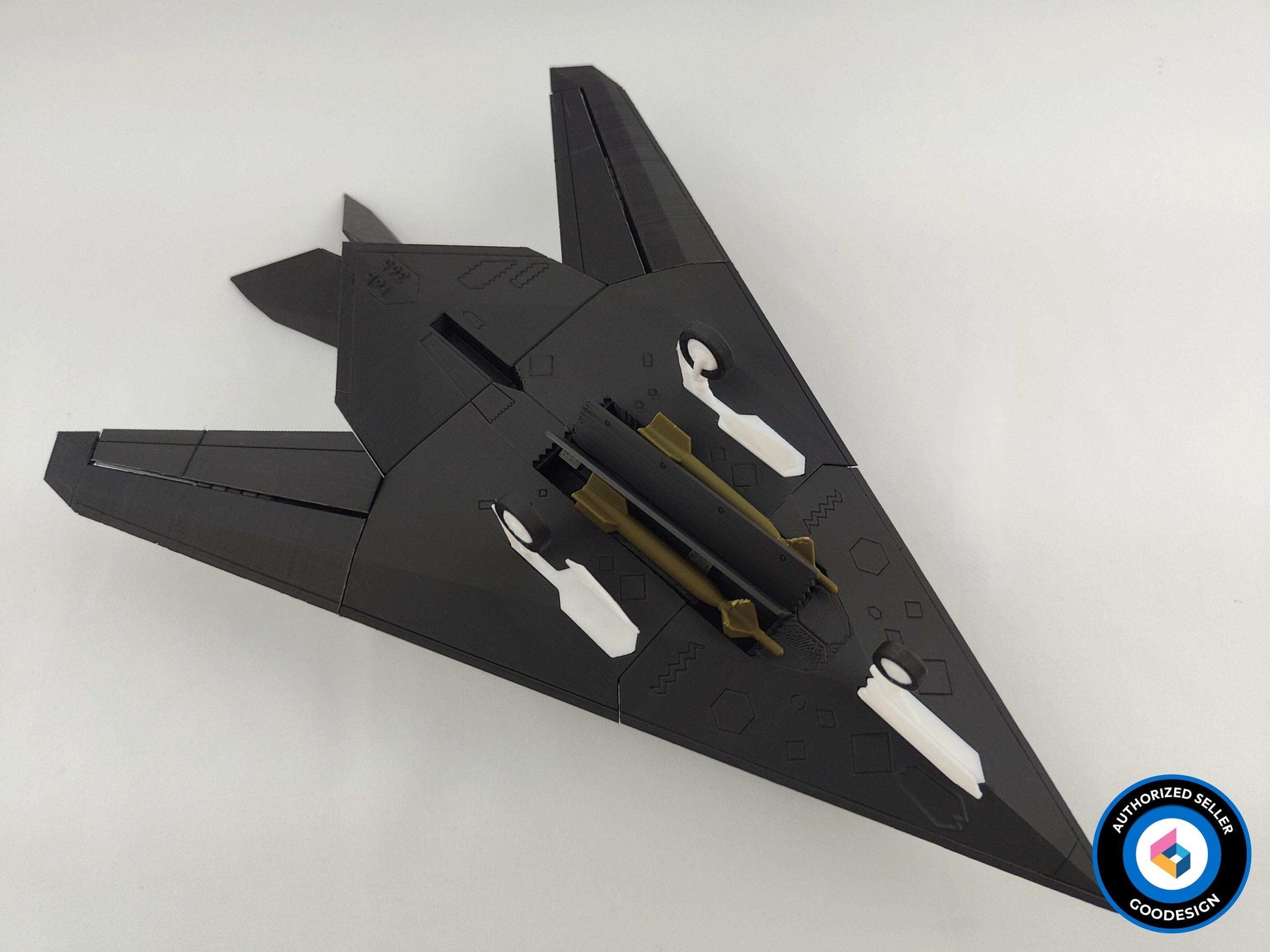 3D Printed F-117 Nighthawk Model: 1/72 Scale Stealth Fighter Replica - 3DEvricPrinting